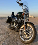 هارلي ديفديسون سبورتسر 1200XL Superlow موديل ماشي 7000 فقط full custom