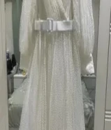 فستان ابيض للبيع