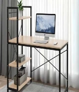 للبيع طاولة مكتب مع 4 ارفف جانبية