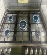 فرن غاز 5 عيون شغال من فوق و من تحت