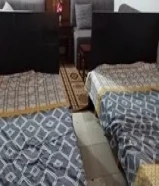 سريرين مقاس 120في 200 مع الفرش بحاله ممتازه
