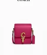 Studio 12 Crossbody Coach Bags in Patent Leather (Black Color) and (Burgundy Berry Color)