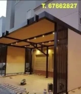 حداد عام جميع مناطق الكويت مظلات -غرف كيربي -مخازن -مظلات حدائق -اسوار حمايه -سور شبك تركي